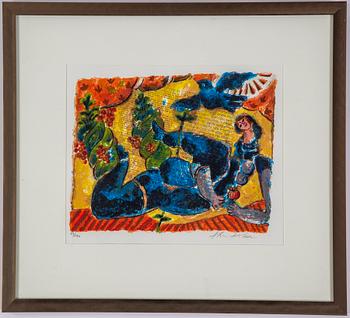 Theo Tobiasse, lithographs in colours, signed 69/150.