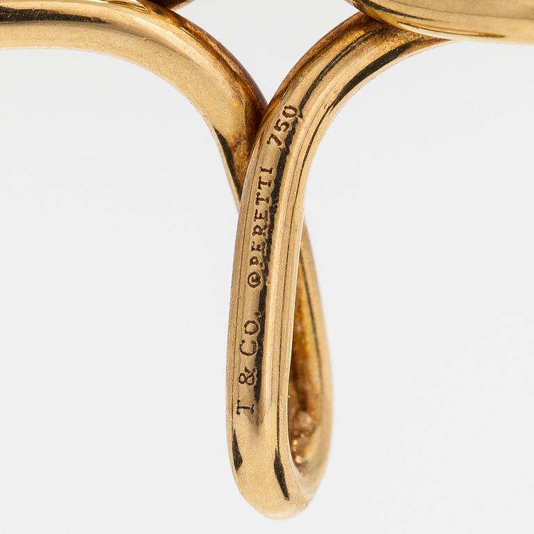 Tiffany & Co, Elsa Peretti, kaulakoru, "Infinity Cross", 18K kultaa.