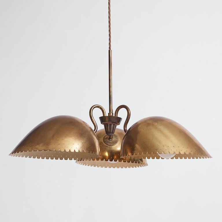 Harald Notini, taklampa, modell "11895", Arvid Böhlmarks Lampfabrik, Stockholm 1950-tal.