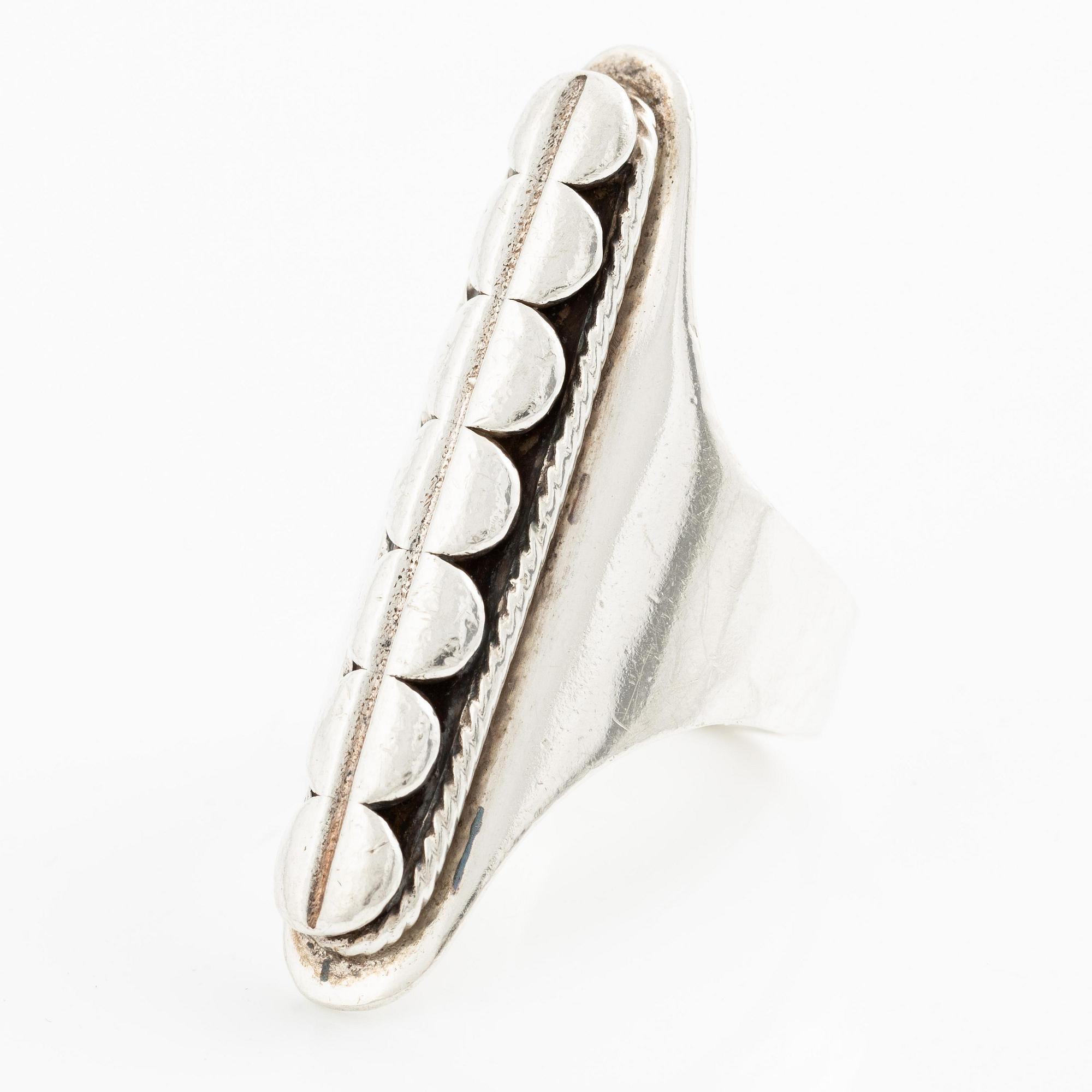 Rosa Taikon and Bernd Janusch, ring, silver, Stockholm.