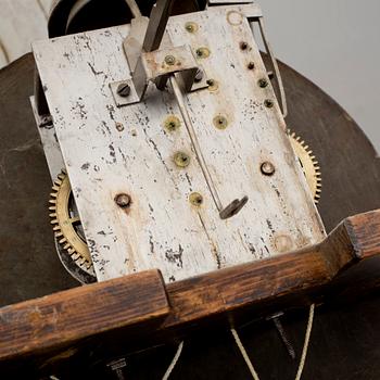 GOLVUR, 2 lod och pendel, Adam Basilier, Eskilstuna, verksam fram till 1782.