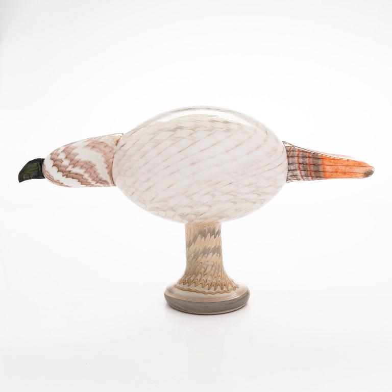Oiva Toikka, A glass bird 'Pale (Male)', signed O. Toikka Nuutajärvi Pale Male 386/1000.