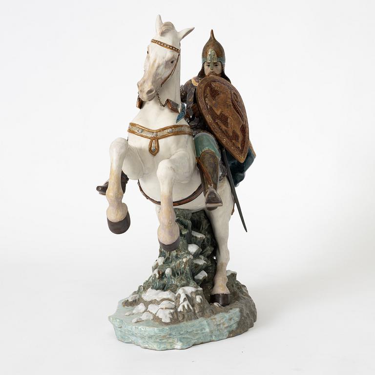 Alfredo Llorens, figurine, "Alexander Nevsky", Lladró, Spain.