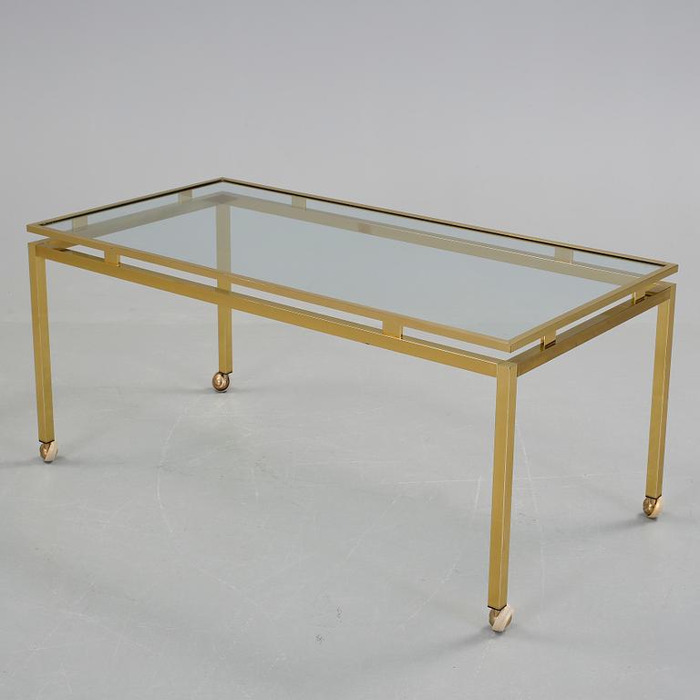 BORD, mässing och glas, 1900-talets slut.
