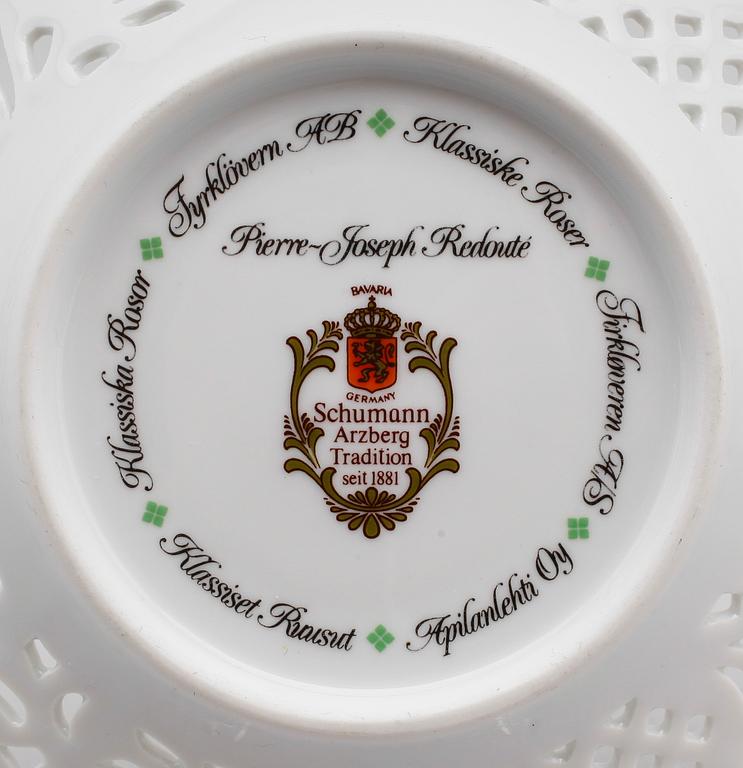KAFFESERVIS, 41 delar, porslin, Schumann, Fyrklövern, 1900-talets andra hälft.