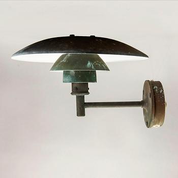 POUL HENNINGSEN, a "PH" copper wall light, Louis Poulsen, Denmark.