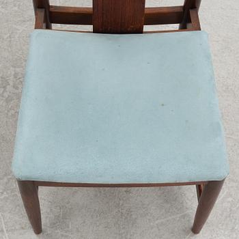 Six mid century modern dining chairs by John Stuart Inc, Grand Rapids, USA, 1950's.