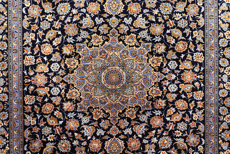 A carpet, Kashmar, ca 416 x 310 cm.