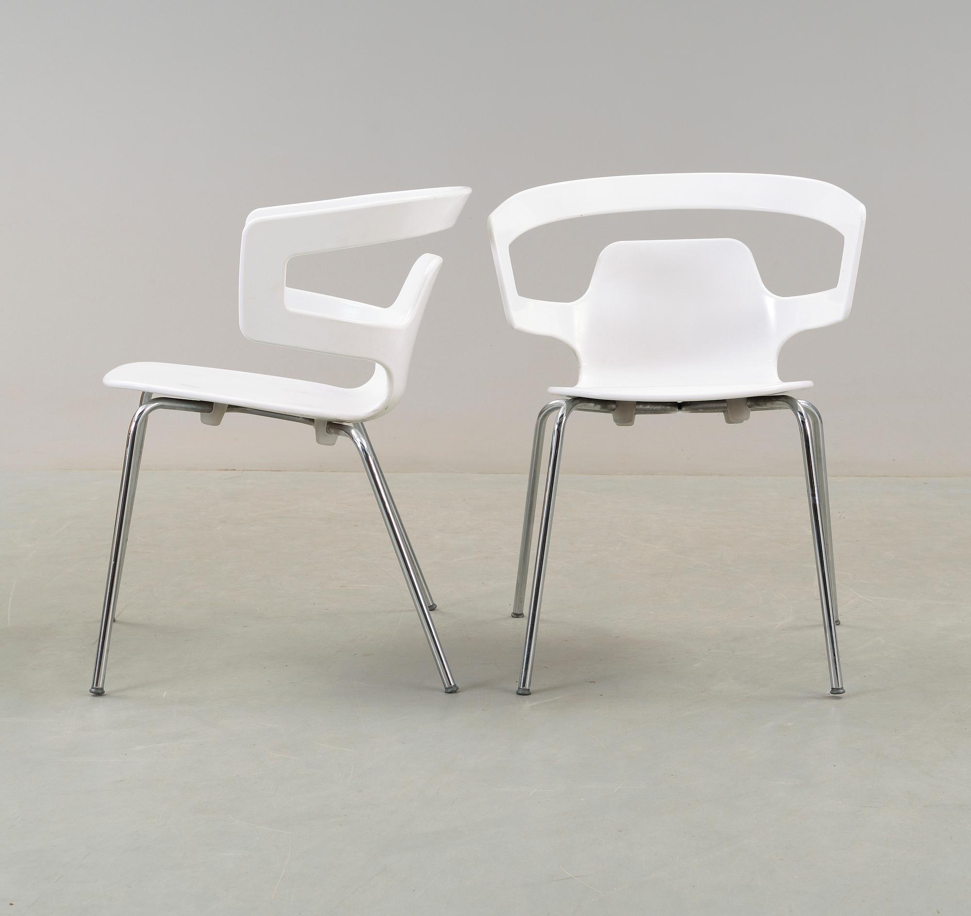 STOLAR, 6 st, "Contemporary stacking chair", Alfredo Häberli, Alias, 2000-tal.