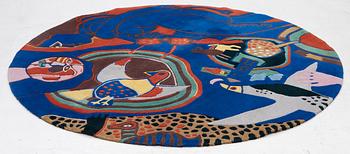 Beverloo Corneille, after, a tufted 'Elégie d'un étè' carpet, diameter 210 cm.