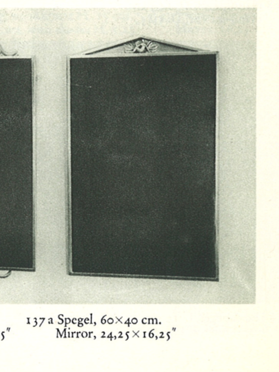 Nils Fougstedt, spegel, Swedish Grace, modell "137a", Firma Svenskt Tenn, Stockholm 1927.