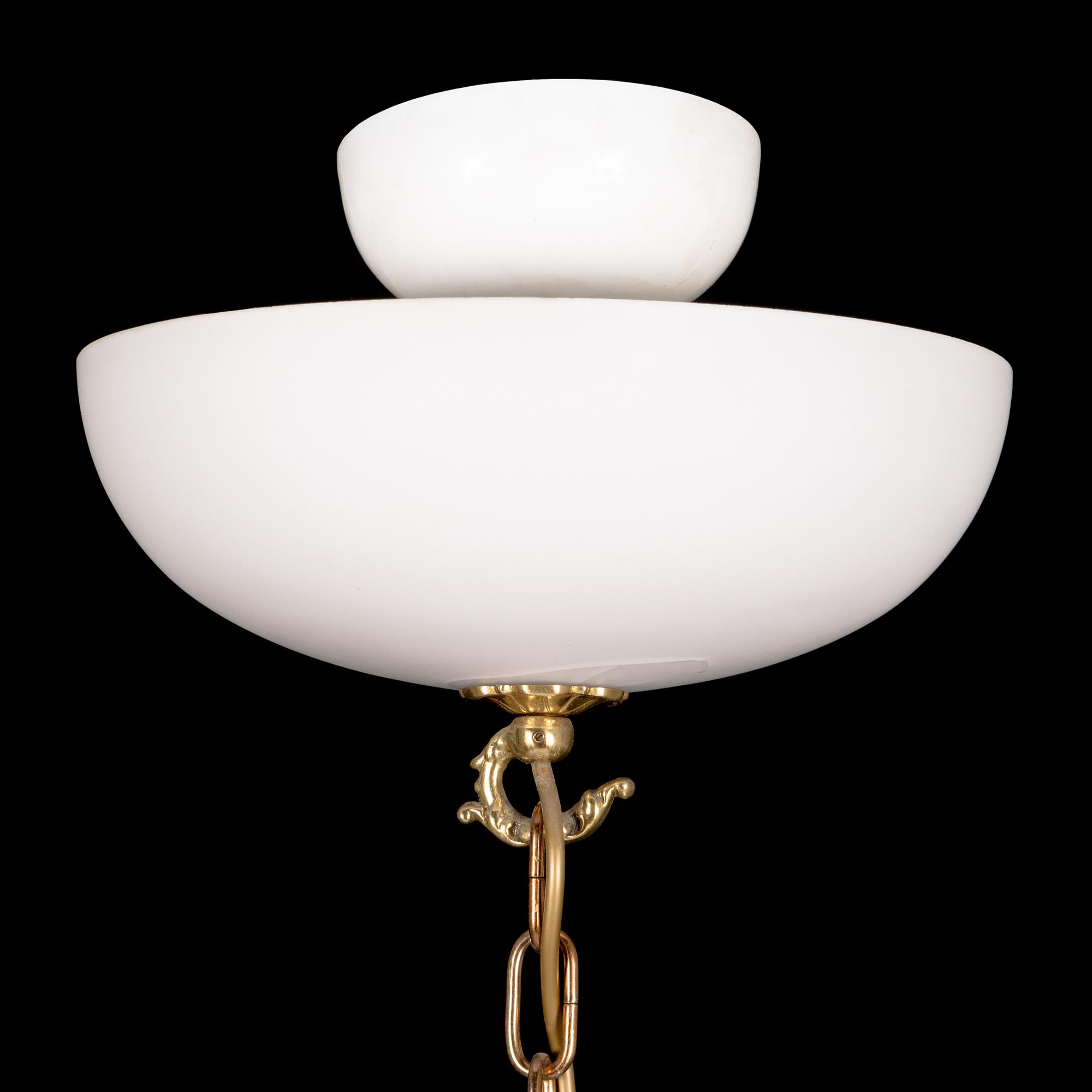 A late 19th-century chandelier.