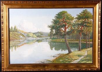 IVAR NYBERG, olja på duk, sign o dat. 1923.