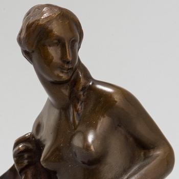 KARL SCHMITZ, sculpture, bronze, signed Karl Schmitz, Wien, circa 1900.