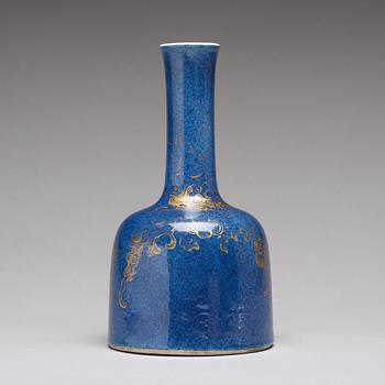 A powder blue vase, Qing dynasty, 18th Century.