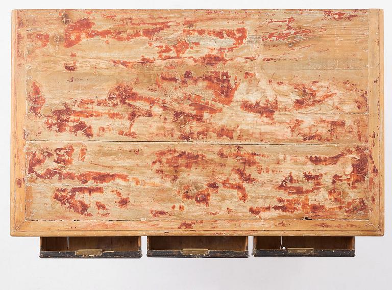 A Swedish rococo desk, Stockholm, later part 18th century.