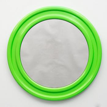 A 1960/70s mirror, marked "Salc Cantu Italia".