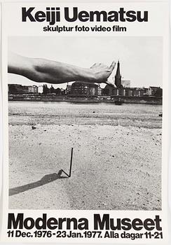 MODERNA MUSEET, utställningsaffischer, 7 stycken, 1960 - tal och framåt.