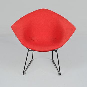 FÅTÖLJ, "Diamond chair" Harry Bertoia. 1900-talets andra hälft.