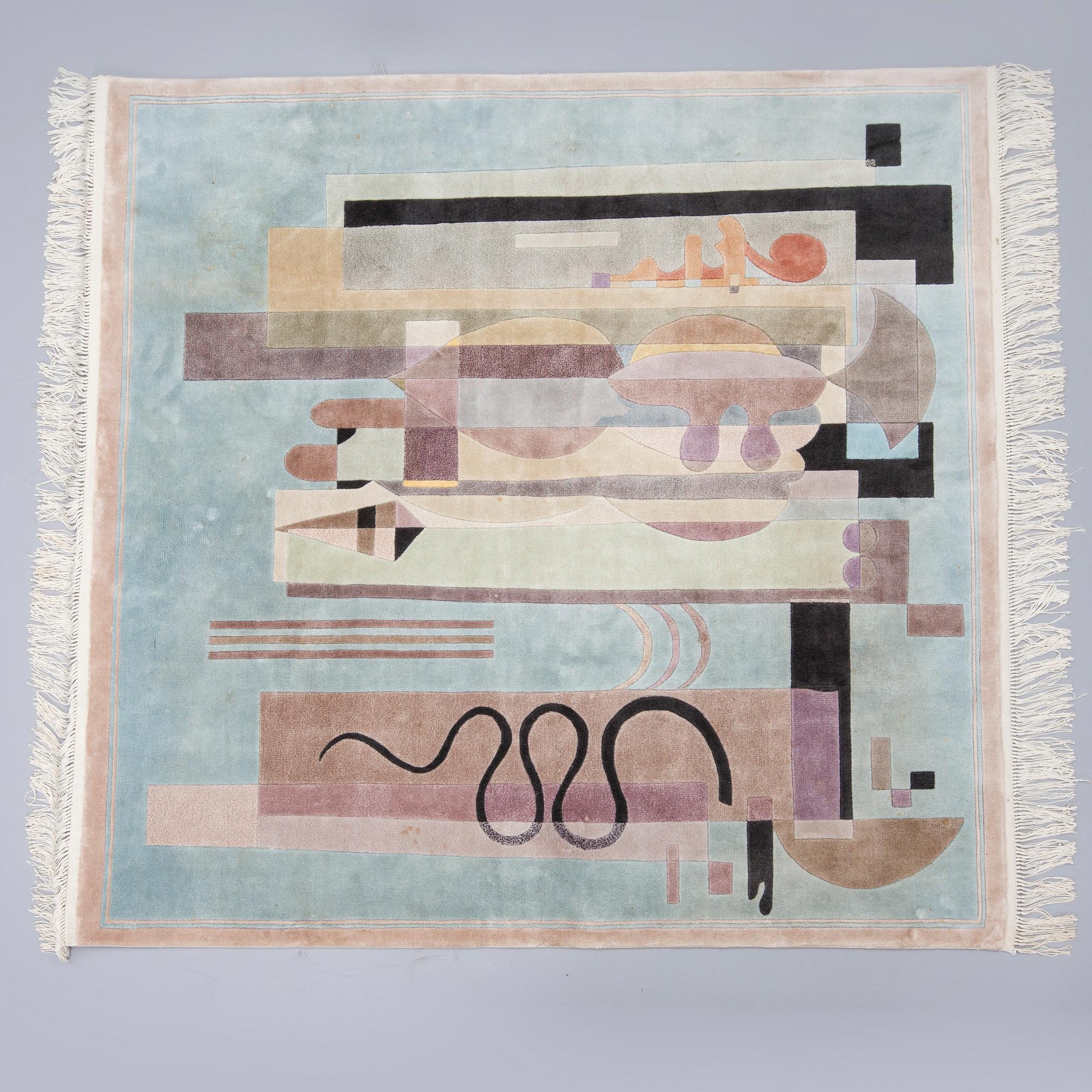 MATTA, ylle på bomullsvarp. Modern tillverkning, 2000-tal. Ca 126x127 cm.