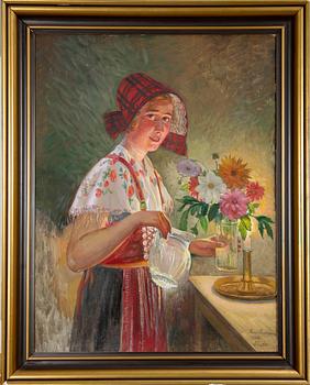 EMIL LINDGREN, olja på duk, sign o dat 1934.