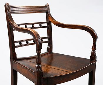 A pair of chairs from around the turn of the century 1900.