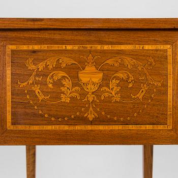 An late 19th-century writing desk, Italy.