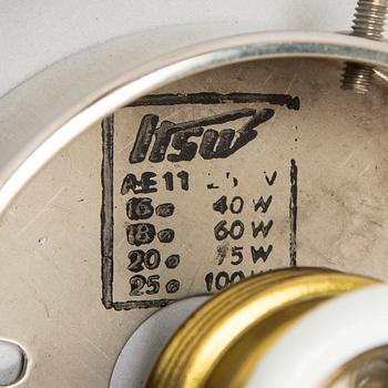 Ceiling lamps 4 pcs, model EA 11 Itsu, mid-20th century.