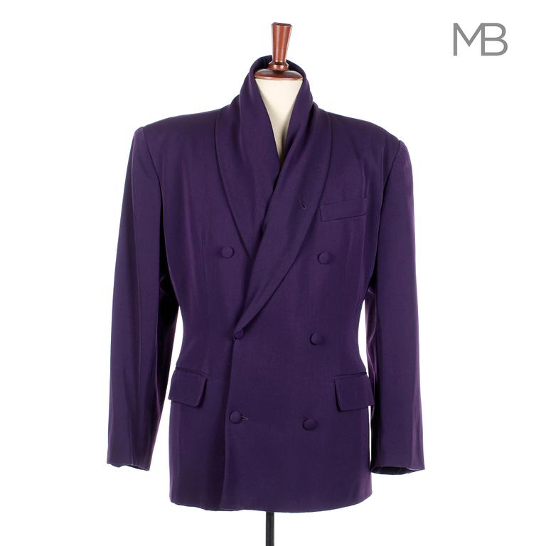 JEAN-PAUL GAULTIER, purple wool men´s jacket, size 48.