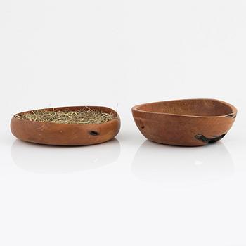 Magnus Ek, a pair of cherry wood
serving bowls for Oaxen Krog.