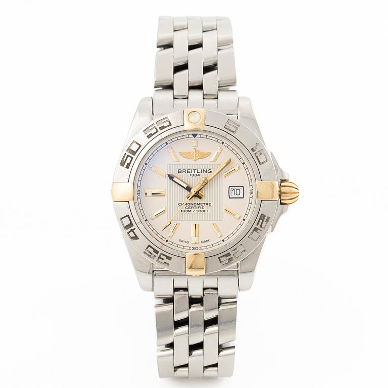 Breitling, Galactic 32, wristwatch, 31.8 mm.