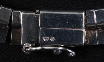 HALSBAND, silver, 1900-talets mitt. 37 gram.