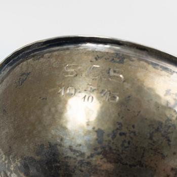 Punschmuggar, 21 st, silver, bl a Emma Johanssons Guldsmedsaffär, Arvidsjaur 1926.