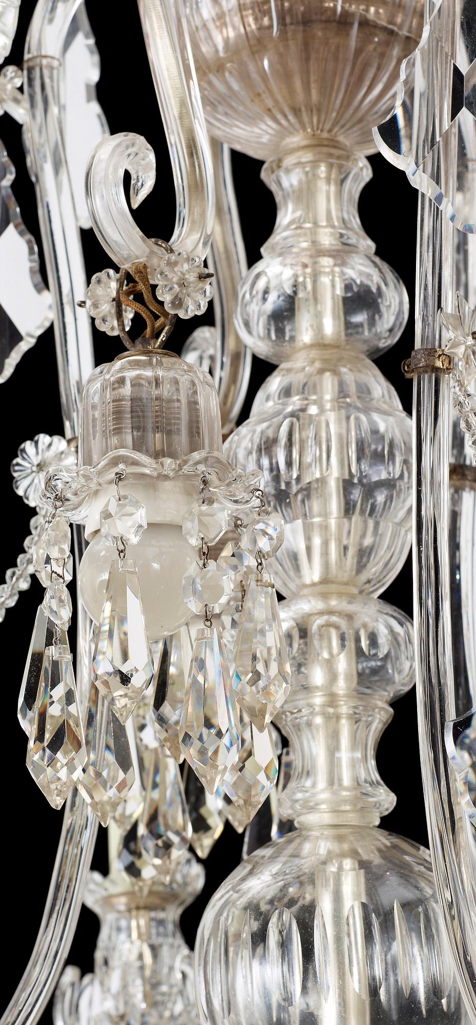 LJUSKRONA, böhmisk, 1900-talets mitt. H ca 110.