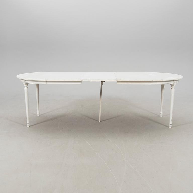 Dining Table in Gustavian Style, Late 20th Century.