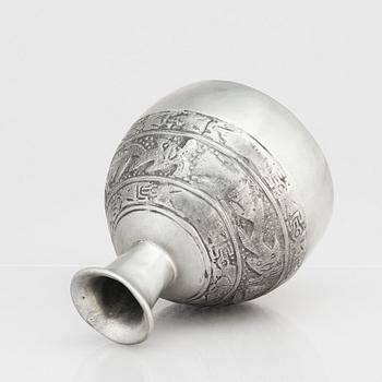 Estrid Ericson, a pewter vase, Svenskt Tenn, Stockholm 1984.