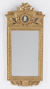 SPEGEL, gustaviansk stil, omkring 1900-talets mitt.