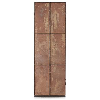 10. Jonas Bohlin, an birch and patinated steel cabinet 'Slottsbacken', Källemo, Sweden circa 1987.