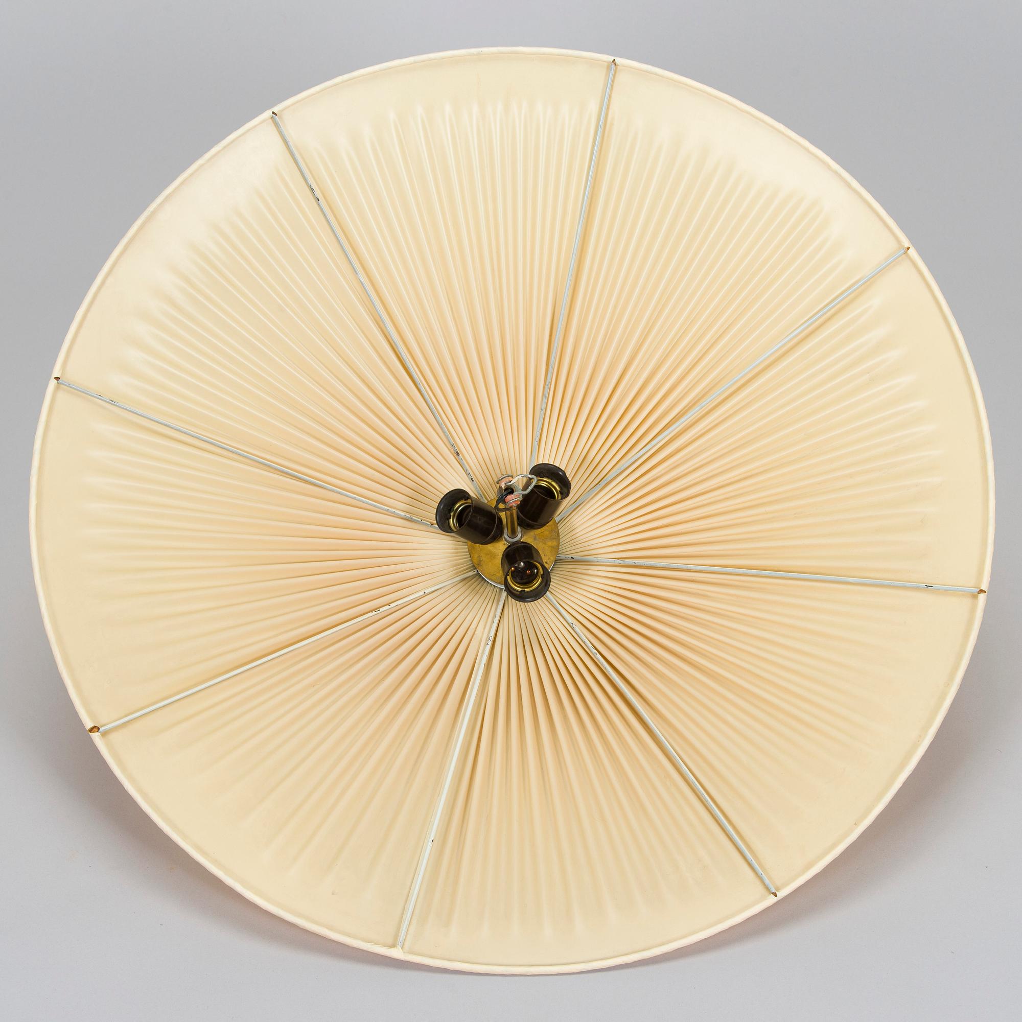 A mid-20th century ceiling light for PSO Pohjoismainen Sähkö Oy,.