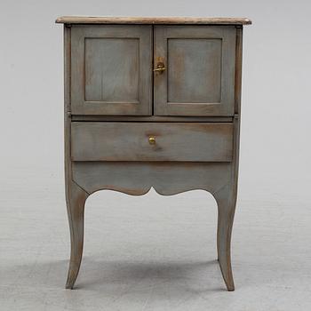 A Rococo bedside table, second half of the 18th century.