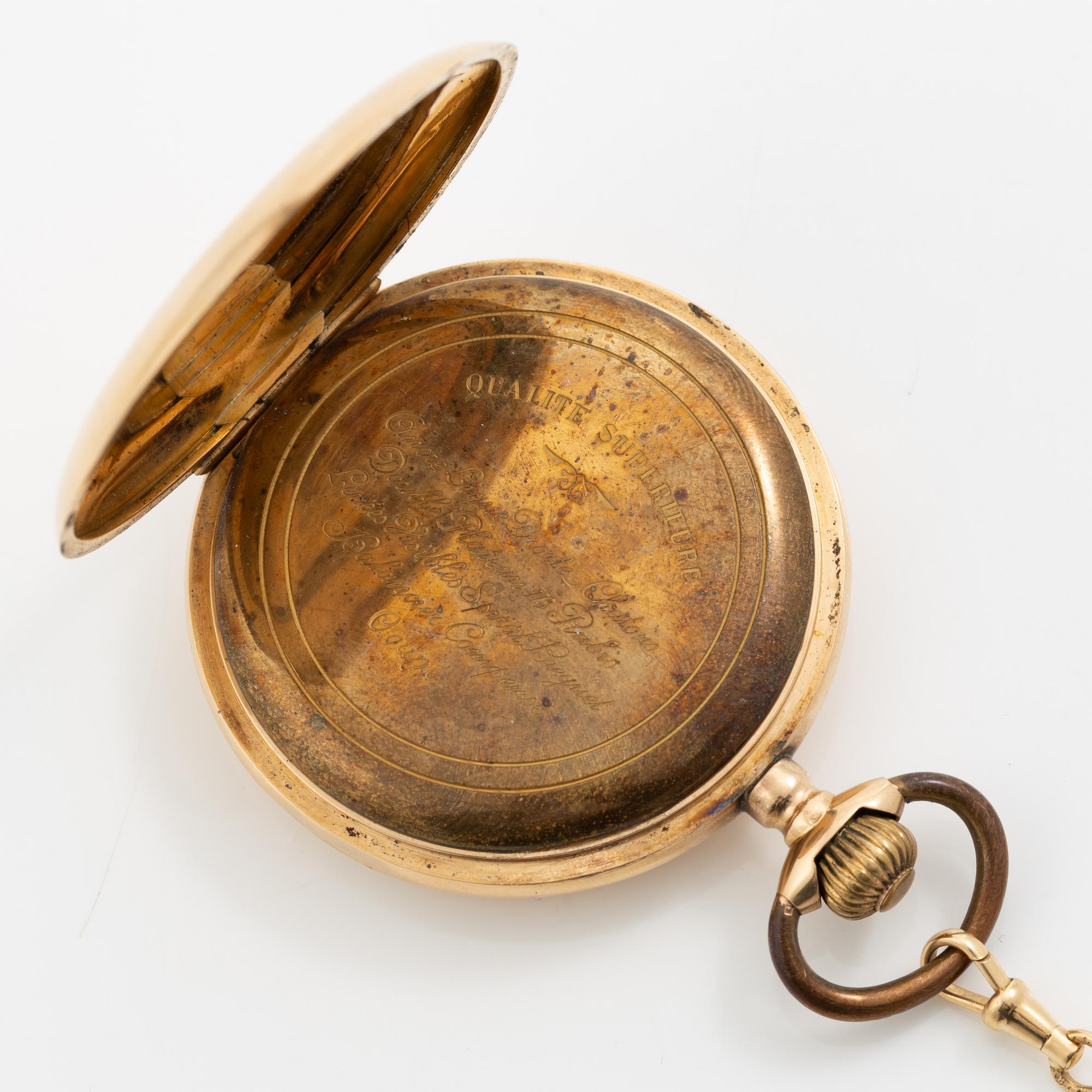 Pocket watch, hunter, 51 mm.