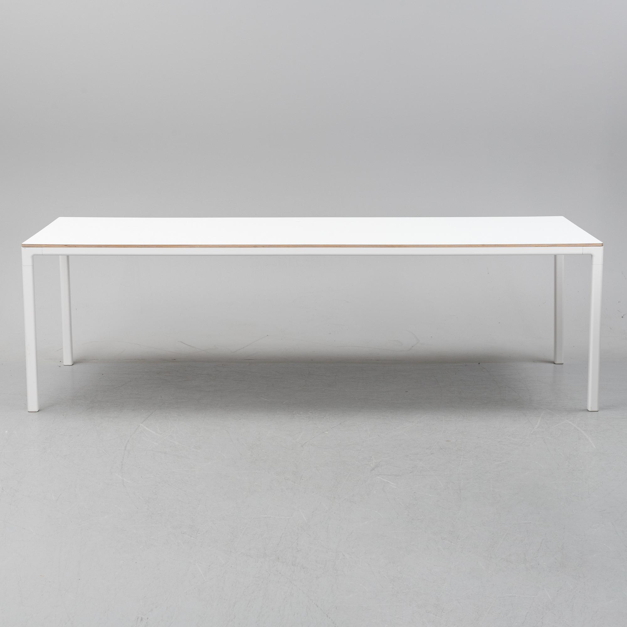 A contemporary 'T12' dining table from Hay.