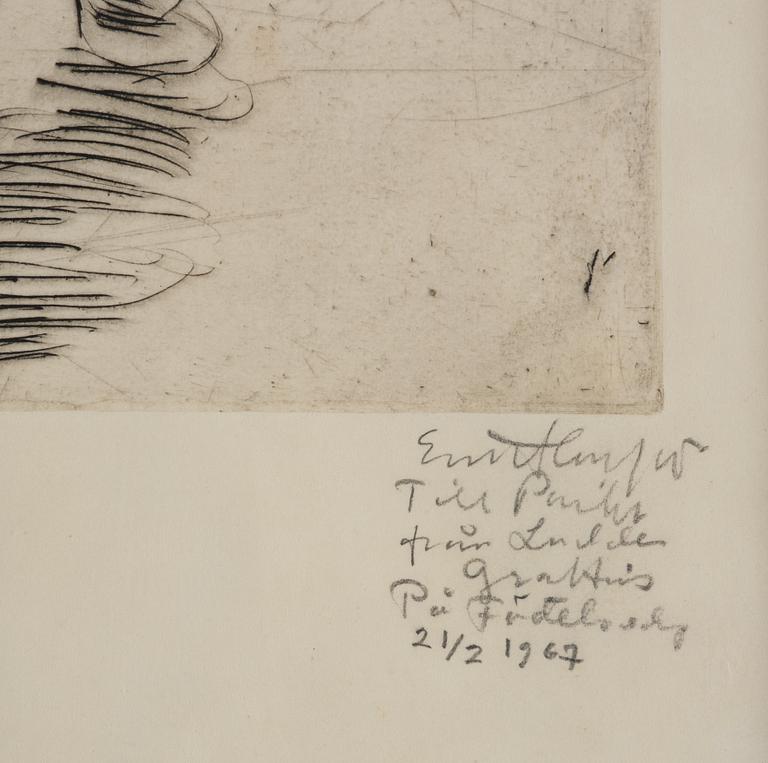 Evert Lundquist, "Man i sol".