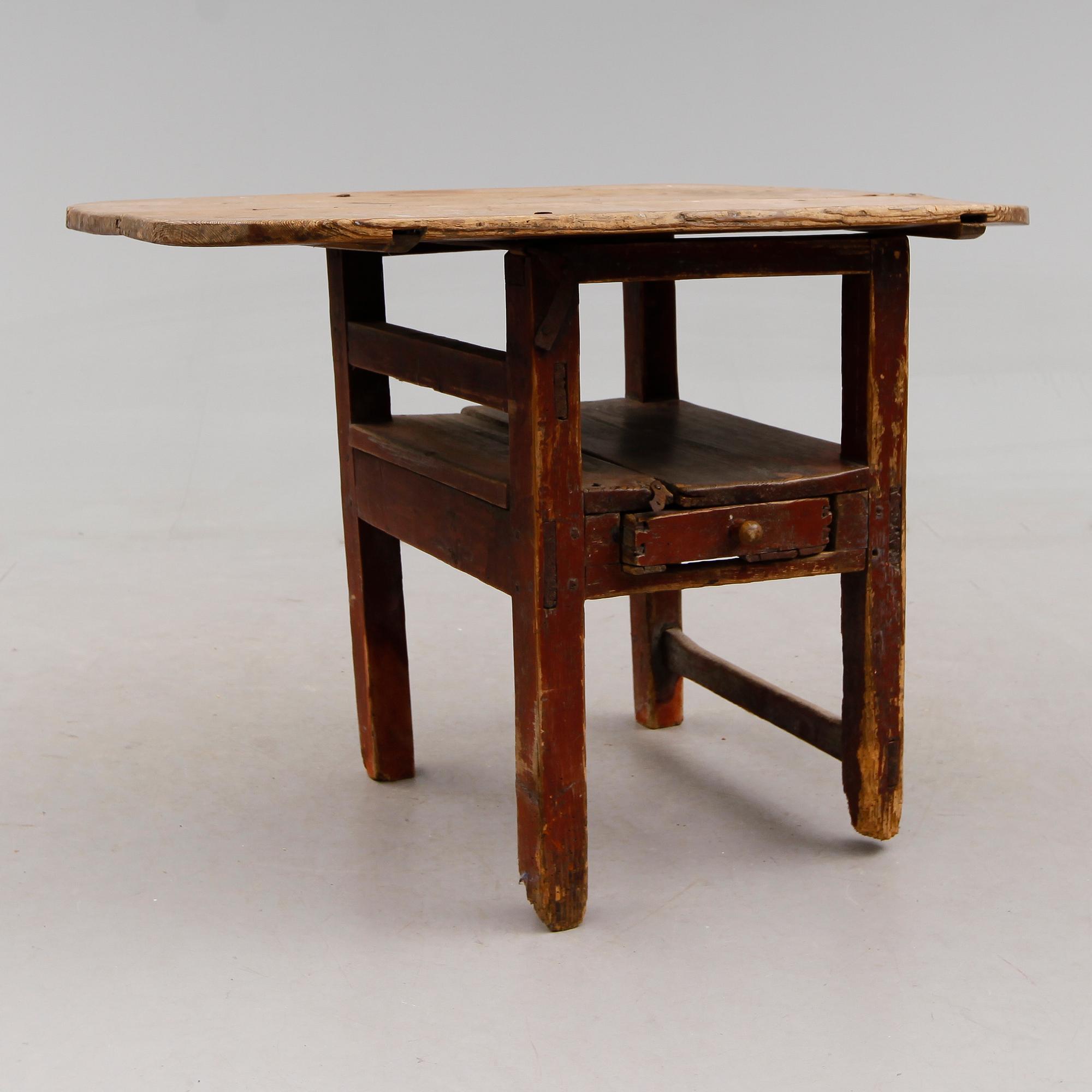 STOL / BORD, allmoge, 1700-tal.