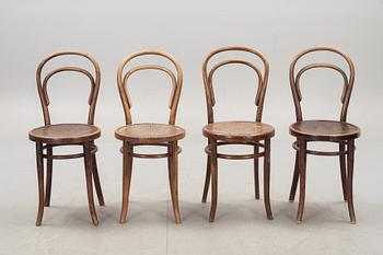 STOLAR, 4 st snarlika, bl a Thonet, 1900-talets början.