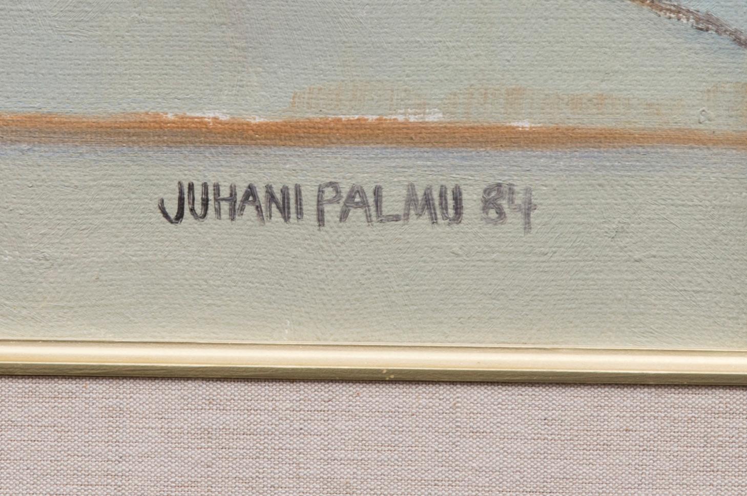 JUHANI PALMU, olja på duk, signerad -84.