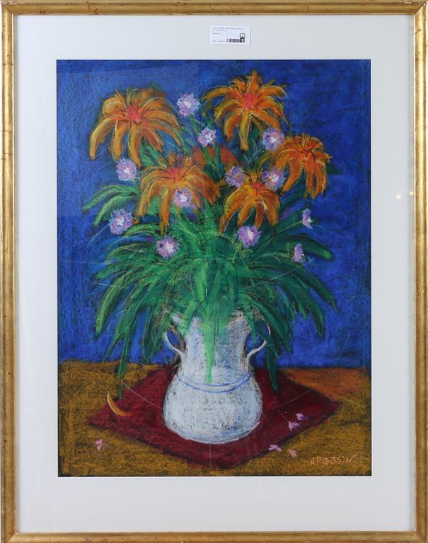 OKÄND KONSTNÄR, blandteknik, sign N Pedersen.