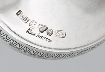 LJUSSTAKAR, 3 st, silver, Ainar Axelsson, GAB, Stockholm 1968.