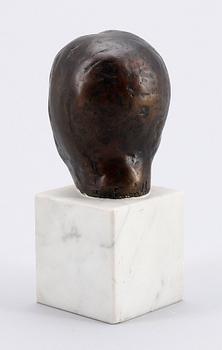 JOHANNES COLLIN, skulptur, patinerad brons, signerad, 1900-talets första hälft.