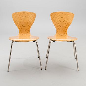 A pair of "Nikke" chairs, designed in 1958 for Asko.